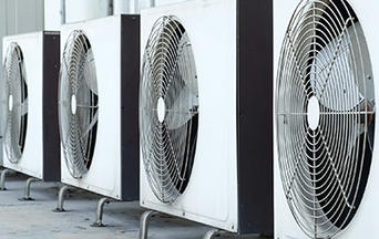 row of air conditioners