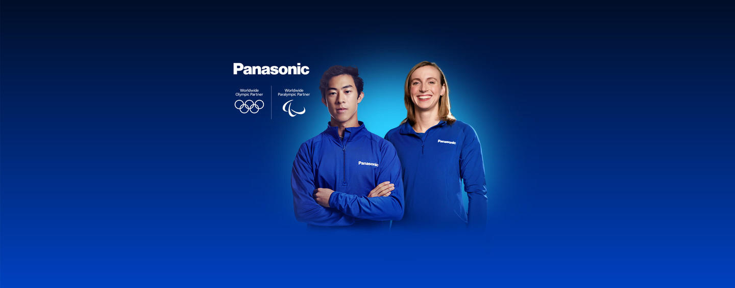 Nathan Chen and Katie Ledecky of Team Panasonic