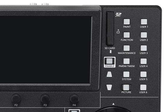 AW-RP150 Panasonic PTZ Remote Camera Controller RCC Product Image Top Right Controls