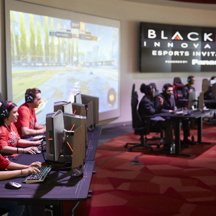 panasonic cameras for esports video streaming coverage at UNLV with black fire innovation