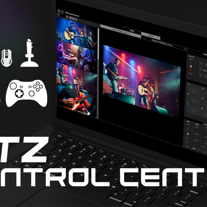 Panasonic PTZ Control Center Software - Robotic Camera Control with keyboard shortcuts mouse joystick touchscreen gamepad playstation xbox controller