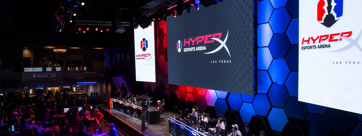 HyperX esports arena e-sports video production live streaming in-house IMAG e ports live streaming production